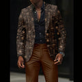 Casual All-match Dark Men's Coat