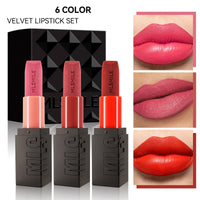 MLSMILE Embossed Lipstick Three Per Package Suit
