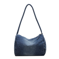 Women's Washed Denim Fashion Large Capacity Shoulder Bag