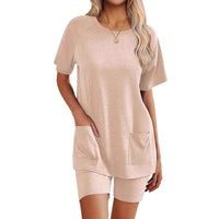 Breathable Home Sportwear Casual Slimming Two-Piece Set