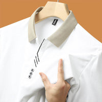 Men's Short-sleeved T-shirt Lapel Polo Shirt