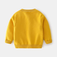 Autumn Boy Cartoon Sweater