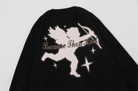 Fashion Cupid Printed Sweater Men