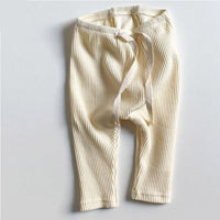 Knitted webbing big PP pants