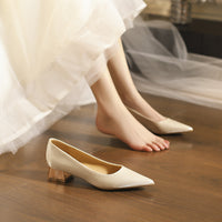 Apricot New Arrival Banquet Bridal Shoes