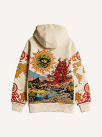 Fashion Casual Printed Polyester Sweater