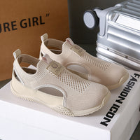 Casual Hollow All-matching Flying Woven Women's Shoes