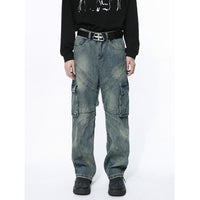 Men's Casual Design Street Washed Jeans