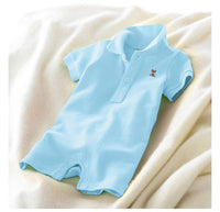 POLO lapel baby one-piece romper