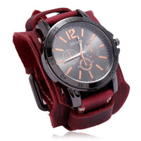 Men's Retro Domineering Cowhide Watch