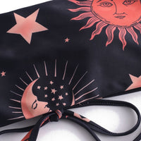 Star Print Triangle Women's Lace Up Sexy Split Bra Bikini