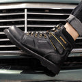Men's Tough Guy Leather Boots Top Layer Cowhide