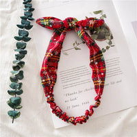 Christmas headband ladies elastic rabbit ears headband