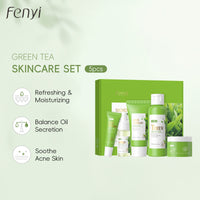 Green Tea 5-piece Facial Care