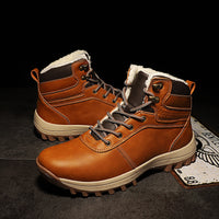 Plush thick cotton shoes