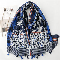 Creative Chinese Style Cotton And Linen Scarf