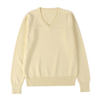 School-supplied Dark Gray Long-sleeve Knit Top