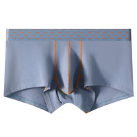 Men's Sports Fitness Low Waist Small Boxer Contrast Color Pants