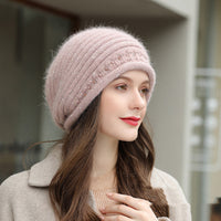 Autumn And Winter New Knitted Hat Women's Wool Warm
