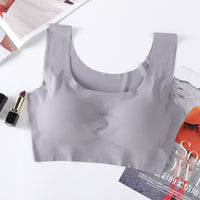 No Trace Adhesive Bra Gathered No Steel Ring Sports Vest Female