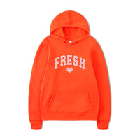 New Letter Printed Boys' Hooded Sweater