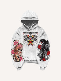 Fashion Casual Printed Polyester Sweater