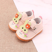 Girl with bell calling shoes