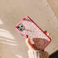 Pink Leopard Print Soft Shell