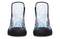 Printed Couple High-top Canvas Shoes