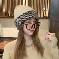 Color Knitted Hat Children Keep Warm In Autumn And Winter