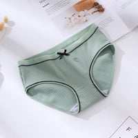 Lace Thread Women's Underwear Japanese Thread Cotton Plus Size Women's Briefs