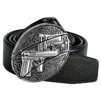 Smooth Buckle For Self-defense Trendy Punk-style Belt Buckle With A Distinctive Look