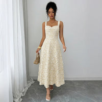 Elegant Embroidered Slip Dress For Women