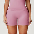 Seamless High Waist Yoga Shorts Skinny Hip Raise Exercise Workout Pants