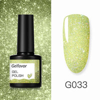 Mixed color shiny color glue