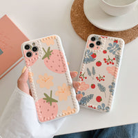 Compatible with Apple , Soft shell fruit phone case