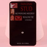 Nose Studs Fake Stickers Without Holes And Fashionable Iron Absorption Card