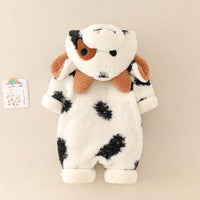 Baby Winter Fleece-lined Thickened Jumpsuit