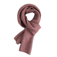 Knitted rabbit fur collar