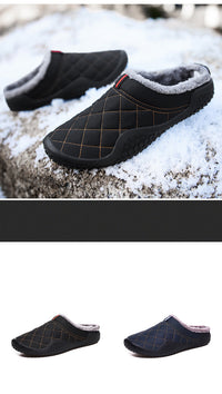 Home Warm Cotton Shoes Thick-Soled Men's Cotton Slippers