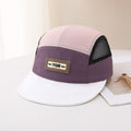 Men's And Women's Multi-color Letter Patchwork Mesh Sun Protection Breathable Quick-drying Adjustable Fashionable Casual Baseball Cap For Outdoor Sports, Street Travel