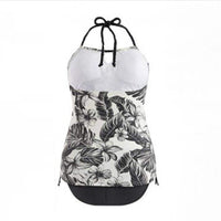 Printed women's maternity one-piece swimsuit