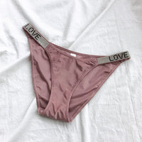 Sexy Rhinestone Fitness Sports Hip Lifting Briefs