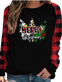 Christmas 3D Printed Fashion Loose Top Pullover Sweater