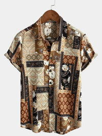 Creative Elements 3D Digital Printing Stylish Loose Shirt