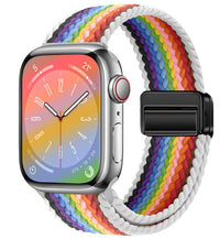 Magnetic Buckle Woven Loop Integrated Strap