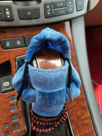 Velvet Car Gear Handle Sleeve Handle Decorative Knob Hoodie Handbrake Cover Hoodie