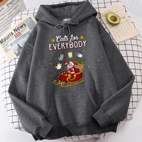 Cats For Everybody Funny Ugly Christmas Hoodie Wome