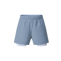 Summer Men's Sports Double-layer Shorts Running Fitness High Elastic