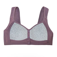 Women's Printed Unwired Shape Front Button-Up Tank Top Bra